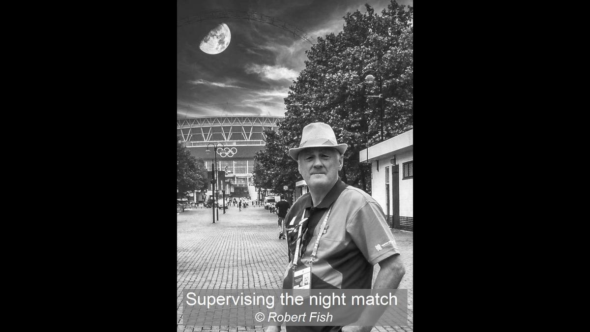 17_Supervising the night match_Robert Fish